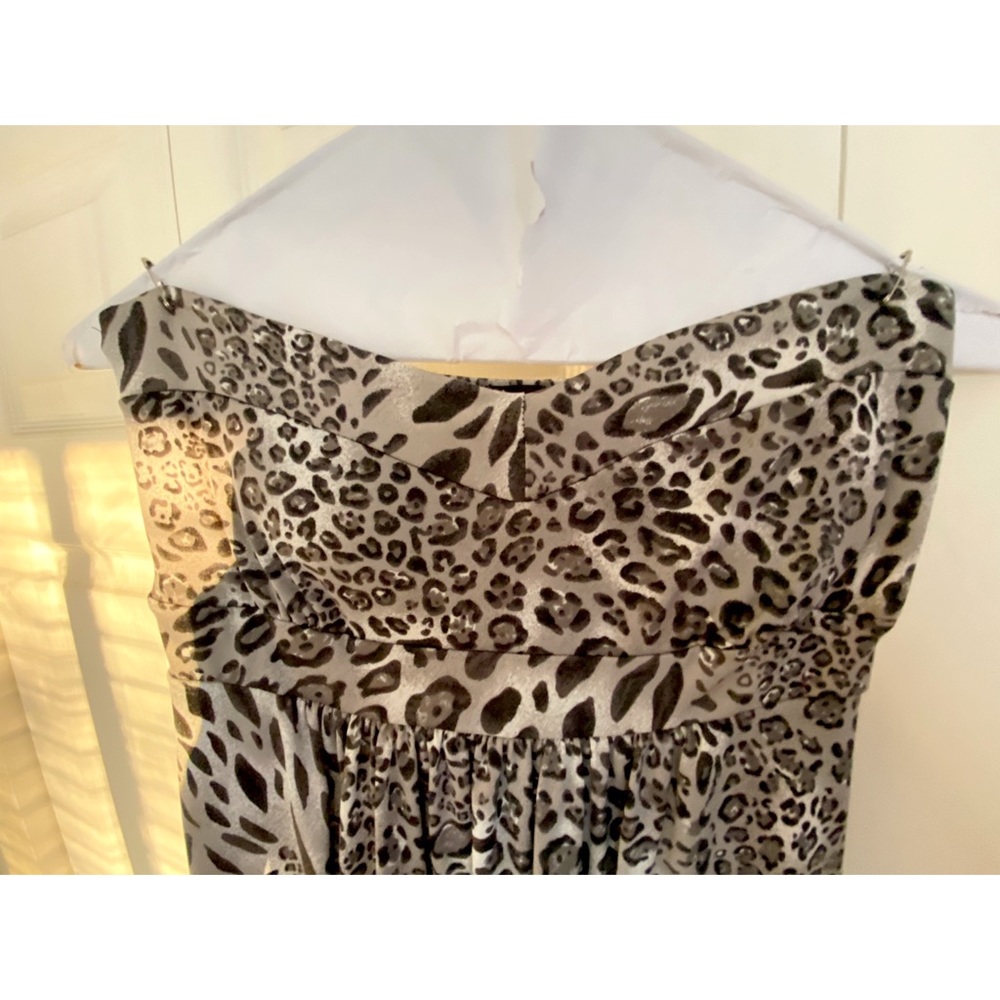 LEOPARD STRAPLESS DRESS - Picture 3 of 3